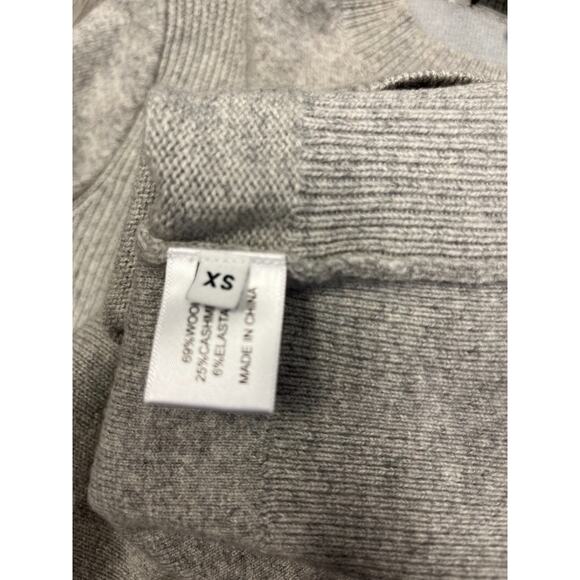 PROENZA SCHOULER Gray Wool Knit Layered Crewneck Long Sleeve Sweater Size XS - Picture 5 of 5